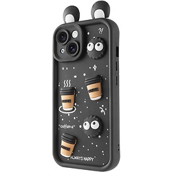 Чохол (накладка) Apple iPhone 15, Epik Toys Case, Чорний