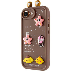 Чохол (накладка) Apple iPhone 16e, Epik Toys Case, Коричневий
