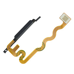 Шлейф Motorola XT2421-13 Moto E14 / XT2423 Moto G24 / XT2521 Moto G15, С сканером отпечатка пальца, Черный