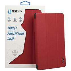 Чохол (книжка) Samsung X820 Galaxy Tab S10 Plus / X826 Galaxy Tab S10 Plus, BeCover Smart, Red Wine, Бордовий