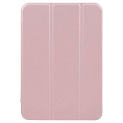 Чехол (книжка) Apple iPad Mini 7 2024, BeCover Tri Fold Soft, Розовый