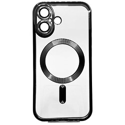 Чохол (накладка) Apple iPhone 16 Plus, BeCover Chrome Case, MagSafe, Чорний