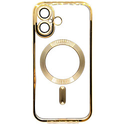 Чехол (накладка) Apple iPhone 16 Plus, BeCover Chrome Case, MagSafe, Золотой