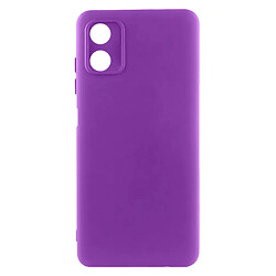 Чехол (накладка) Motorola Moto G04 / XT2421-13 Moto E14 / XT2423 Moto G24, GETMAN Liquid Silk, Фиолетовый
