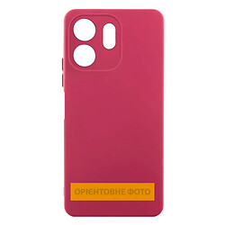 Чехол (накладка) Motorola Moto G05 / XT2523 Moto E15, GETMAN Liquid Silk, Marsala, Бордовый