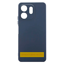 Чохол (накладка) Motorola Moto G05 / XT2523 Moto E15, GETMAN Liquid Silk, Midnight Blue, Синій