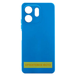 Чохол (накладка) Samsung A245 Galaxy A24, GETMAN Liquid Silk, Royal Blue, Синій