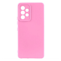 Чохол (накладка) Samsung A525 Galaxy A52 / A526 Galaxy A52, GETMAN Liquid Silk, Рожевий