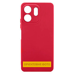 Чохол (накладка) Xiaomi Redmi Note 14, GETMAN Liquid Silk, Dark Red, Червоний