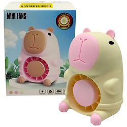 Детский вентилятор "Капибара", USB, 11 см, Mic