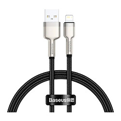 USB кабель Baseus CALJK-01 Apple iPhone SE 2022 / iPhone 14 Pro Max / iPhone 14 Plus / iPhone 14 Pro / iPhone 14 / iPhone 13 Pro / iPhone 13 Mini / iPhone 13 / iPhone 13 Pro Max / iPhone 12 Mini / iPhone 12 Pro Max, Lightning, 0.25 м., Чорний