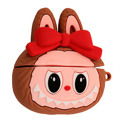Чохол (накладка) Apple AirPods 3, Cartoon, Bow Brown
