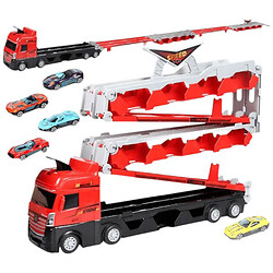 Ігровий набір-вантажівка SHT D663-T202 Catapult Truck + 8 small car