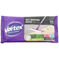 Серветки вологі господарські для плоскої швабри Vortex "Tropical Oasis"