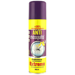 Засіб від комарів та кліщів ANTImosquito "Extrem", аерозоль 100 мл