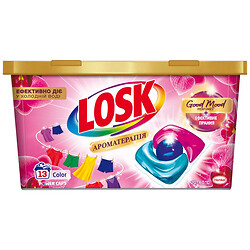 Капсулы для стирки Losk Сolor Ароматерапия "Малазийский цветок", 13 шт/уп