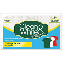 Мило господарське тверде Duru "Clean&White", універсальне, 120 г