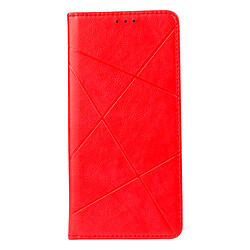 Чехол (книжка) Xiaomi Redmi Note 14, Business Leather, Красный
