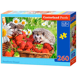 Пазли "Їжачки в полуниці", 260 елементів, Castorland