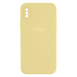 Чехол (накладка) Apple iPhone XS Max, Original Soft Case, Cream Yellow, Желтый