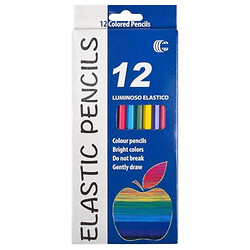 Олівці, 12 кольорів "Luminoso elastico", Mic