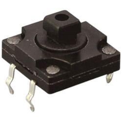 Кнопка тактова 12x12, H7, 3mm, IP67, WS-012-7.3F