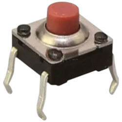 Кнопка тактовая 6x6, H4,3mm, IP64, WS-M06-4.3