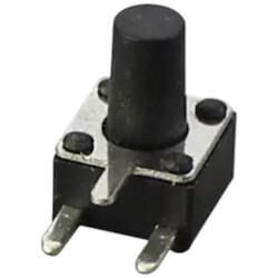 Кнопка тактовая вертикальная 4,5x4,5, H3,8mm, KFC-045P3-3.8