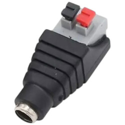 Перехідник з клем на 2,1x5,5mm female, DC2.1-F2-B