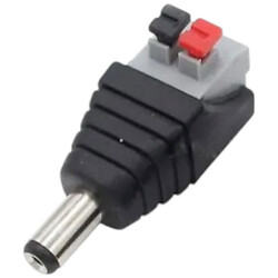 Перехідник із клем на 2,1x5,5mm male, DC2.1-T1-B