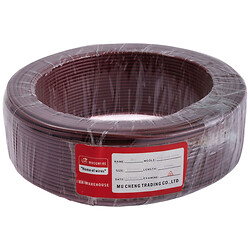 Провід монолітний 1.5mm2 (16AWG/D1.38мм, мідь, PVC), коричневий