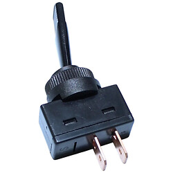 Тумблер черный ON-OFF, 2 контакта, 12V/20A, ASW-13-101 black