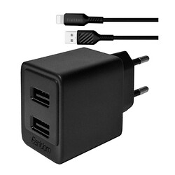 СЗУ Earldom ES-EU44L Apple iPhone SE 2022 / iPhone 14 Pro Max / iPhone 14 Plus / iPhone 14 Pro / iPhone 14 / iPhone 13 Pro / iPhone 13 Mini / iPhone 13 / iPhone 13 Pro Max / iPhone 12 Mini / iPhone 12 Pro Max / iPhone 12 Pro, Lightning, З кабелем, Чорний