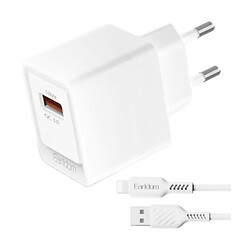 СЗУ Earldom ES-EU45L Apple iPhone SE 2022 / iPhone 14 Pro Max / iPhone 14 Plus / iPhone 14 Pro / iPhone 14 / iPhone 13 Pro / iPhone 13 Mini / iPhone 13 / iPhone 13 Pro Max / iPhone 12 Mini / iPhone 12 Pro Max / iPhone 12 Pro, С кабелем, Lightning, Белый