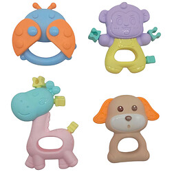 Набір брязкальця, 4 штуки в пакеті, Baby Toys