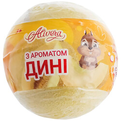 Бомба для ванны Alivera "Дыня" с сюрпризом пресмыкающееся, 120 г