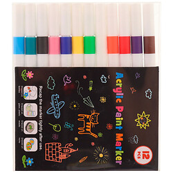 Набор маркеров для рисования акриловых, 12 шт.