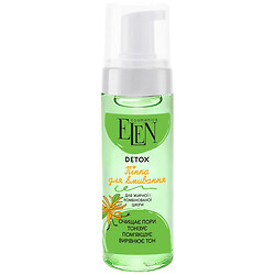 Пенка для умывания для жирной и комбинированной кожи Elen Cosmetics "Detox", 150 мл