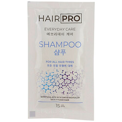 Шампунь для всех типов волос безсульфатный Hair Pro саше, 15 мл