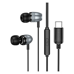Наушники Borofone BM95 Excepcional, С микрофоном, Серый
