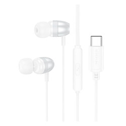 Наушники Borofone BM95 Excepcional, С микрофоном, Серебряный