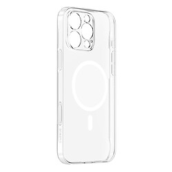 Чехол (накладка) Apple iPhone 16 Pro, Baseus Crystal TouchButton, MagSafe, Прозрачный
