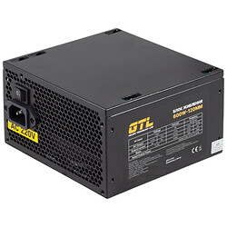 Блок питания для корпусов GTL Gaming Star GTLGS600BK, Черный