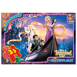 Пазлы "Рапунцель", 35 эл, Gtoys