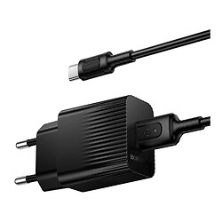 СЗУ Borofone BAS71A Source, С кабелем, Type-C, Черный