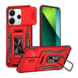 Чохол (накладка) Xiaomi Redmi Note 14, Epik Camshield Army Ring, Червоний