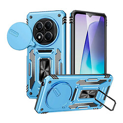 Чехол (накладка) Xiaomi Redmi Note 14 Pro 4G, Epik Camshield Army Ring, Light Blue, Голубой