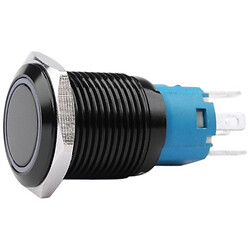 Кнопка антивандальна FT16Q-F11Z/E з червоним підсвічуванням 12-24V AC/DC
