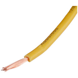 Провід багатожильний 0.75mm2 (19AWG, 7xD0.37mm), Жовтий