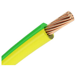 Силіконовий провід 14AWG (2.0mm2-400/0.08TS), Жовто-зелений